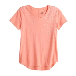 Women's Tek Gear® Essential Short Sleeve Graphic Tee -Clothing-Tek Gear 2631893 ALT26