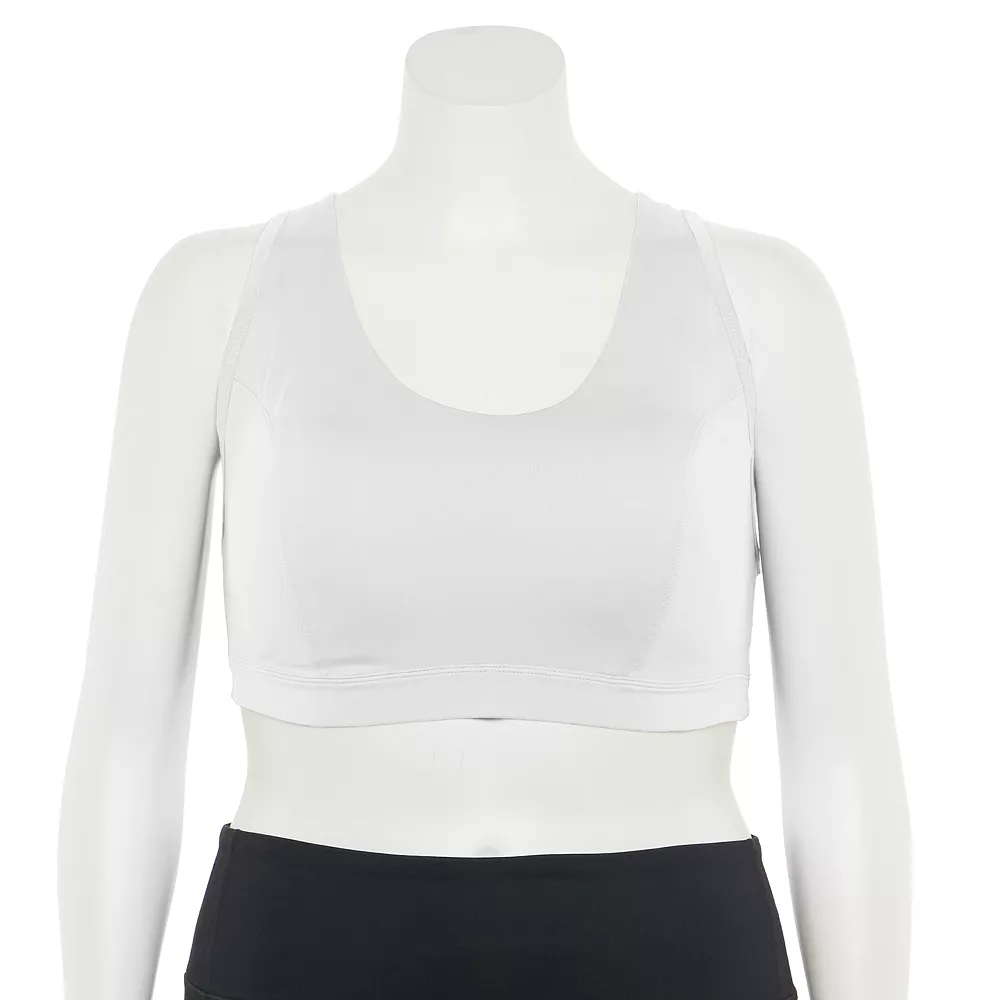 Plus Size Tek Gear® Racerback Low-Impact Sports Bra 1 Plus Size Tek Gear® Racerback Low-Impact Sports Bra