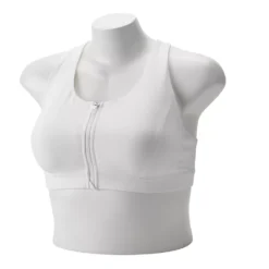 Plus Size Tek Gear® Zip-Front Medium Impact Sports Bra