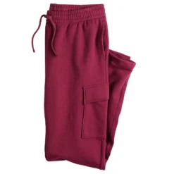 Men's Tek Gear® Ultra Soft Fleece Cargo Pants -Clothing-Tek Gear 4952671 ALT2