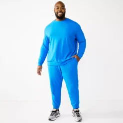 Big & Tall Tek Gear® French-Terry Joggers -Clothing-Tek Gear 5240485 ALT9