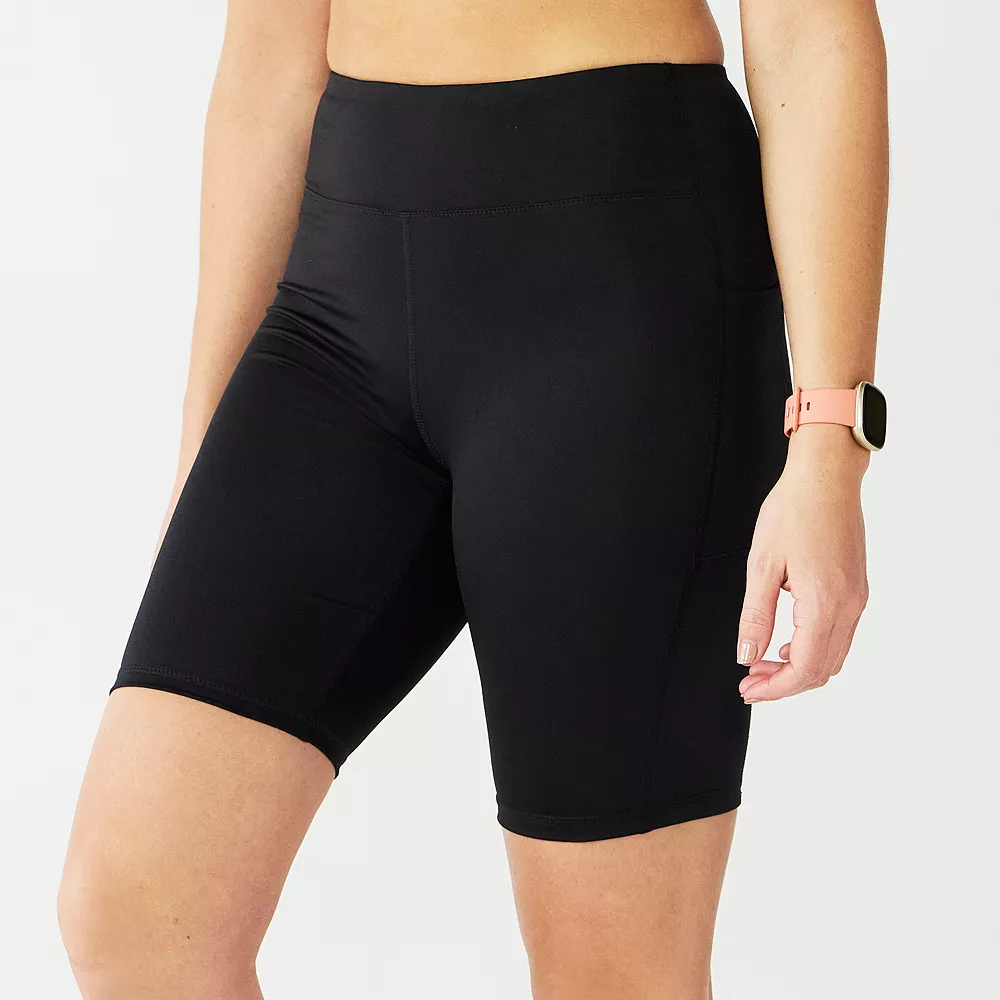 Women's Tek Gear® Core 9-in. High-Waisted Bike Shorts 1 Women's Tek Gear® Core 9-in. High-Waisted Bike Shorts