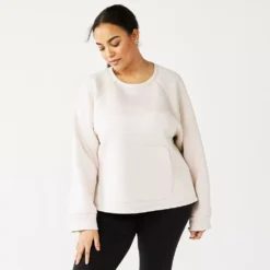 Plus Size Tek Gear® Run Popover Top