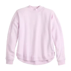 Women's Tek Gear® Ultrasoft Fleece Mockneck Sweatshirt -Clothing-Tek Gear 5523249 ALT2