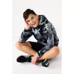 Kids 7-20 Tek Gear® Ultrasoft Fleece Hoodie In Regular & Husky 9 Kids 7-20 Tek Gear® Ultrasoft Fleece Hoodie In Regular & Husky -Clothing-Tek Gear 5534349 ALT3