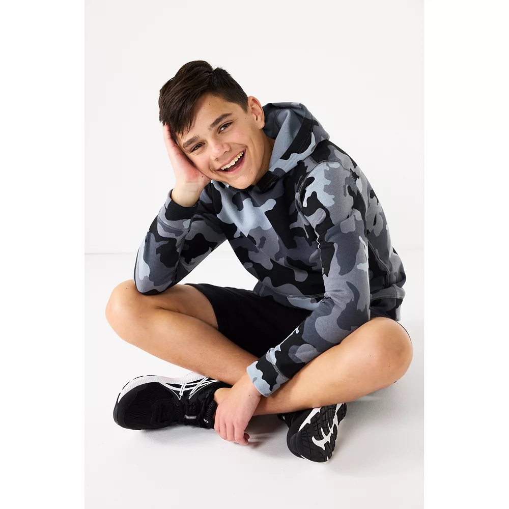 Kids 7-20 Tek Gear® Ultrasoft Fleece Hoodie In Regular & Husky 4 Kids 7-20 Tek Gear® Ultrasoft Fleece Hoodie In Regular & Husky - Image 4