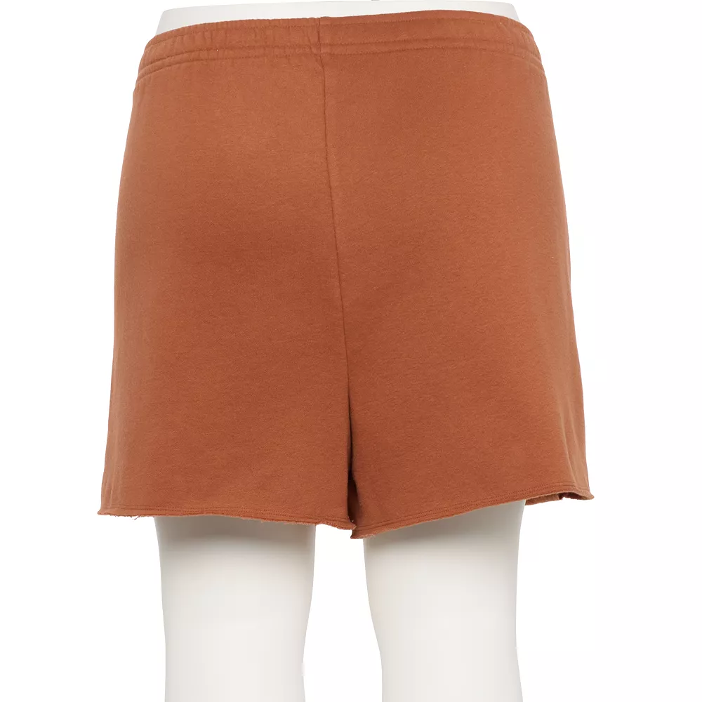 Plus Size Tek Gear® Ultrasoft Fleece Raw-Hem Shorts 2 Plus Size Tek Gear® Ultrasoft Fleece Raw-Hem Shorts - Image 2