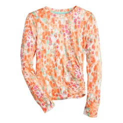 Girls 7-16 Tek Gear® Soft Tek Ruched Tee In Regular & Plus