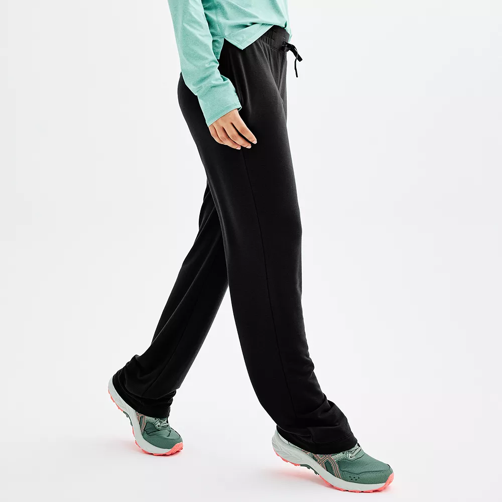 Women's Tek Gear® French Terry Straight-Leg Pants 1 Women's Tek Gear® French Terry Straight-Leg Pants