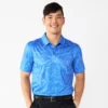 Men's Tek Gear® Slim-Fit Topographic Print Polo
