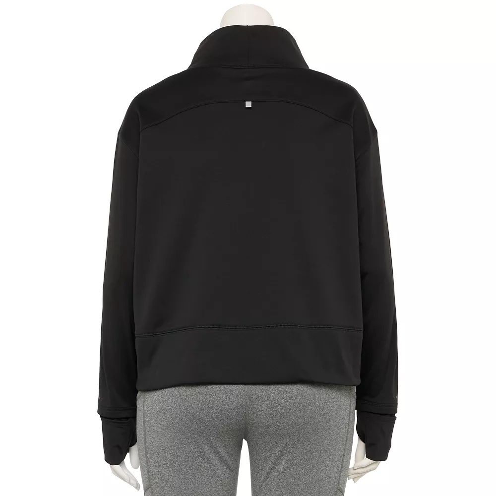 Plus Size Tek Gear® Run Mockneck Long Sleeve Top 2 Plus Size Tek Gear® Run Mockneck Long Sleeve Top - Image 2