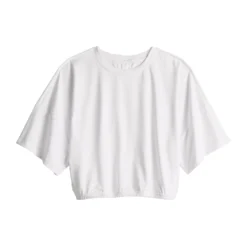 Women's Tek Gear® Open-Back Crop Tee -Clothing-Tek Gear 5674000 ALT2