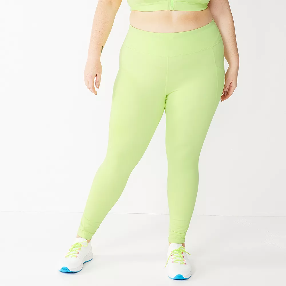 Plus Size Tek Gear® Core High-Waisted Running Leggings 1 Plus Size Tek Gear® Core High-Waisted Running Leggings